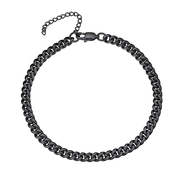 Simple Women's Stainless Steel Double Layer Chain Anklet With Heart Shaped Pendant Fashion Jewelry Accessory