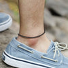 Simple Women's Stainless Steel Double Layer Chain Anklet With Heart Shaped Pendant Fashion Jewelry Accessory