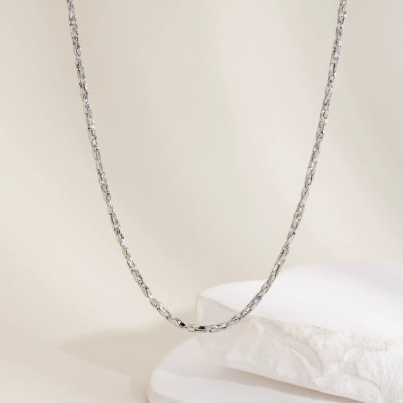 Simple Women's Stainless Steel Necklace Bracelet Suit With 18K Gold Plated Pvd Furnace Vacuum Real Gold Plating Chain Jewelry