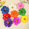 Simulated Hibiscus Flower Hairpins Duckbill Clip Purely Handmade Women's Accessories