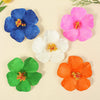 Simulated Hibiscus Flower Hairpins Duckbill Clip Purely Handmade Women's Accessories