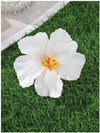 Simulated Hibiscus Flower Hairpins Duckbill Clip Purely Handmade Women's Accessories