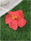 Simulated Hibiscus Flower Hairpins Duckbill Clip Purely Handmade Women's Accessories