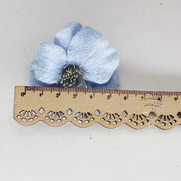 Simulation Diamond Trigeminal Velvet Silk Cherry Blossom Diy Handmade Wreath Jewelry Material Decorative Flower Head