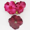 Simulation Diamond Trigeminal Velvet Silk Cherry Blossom Diy Handmade Wreath Jewelry Material Decorative Flower Head