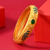 Single Layer Beijing Enamel Cloisonne Craft Bracelet Alloy Electroplated Hand Jewelry Light Luxury All Match