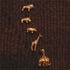 Small Animal Stud Earrings Stainless Steel 18K Gold Plated Electroplated Unisex Old Money Style