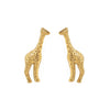 Small Animal Stud Earrings Stainless Steel 18K Gold Plated Electroplated Unisex Old Money Style