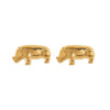 Small Animal Stud Earrings Stainless Steel 18K Gold Plated Electroplated Unisex Old Money Style