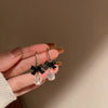 Small Fresh Flower Butterfly Resin Plastic Handmade Earrings For Women
