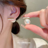 Small Fresh Flower Butterfly Resin Plastic Handmade Earrings For Women