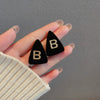 Small Fresh Flower Butterfly Resin Plastic Handmade Earrings For Women