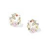 Small Fresh Flower Butterfly Resin Plastic Handmade Earrings For Women