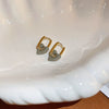 Small Fresh Flower Butterfly Resin Plastic Handmade Earrings For Women