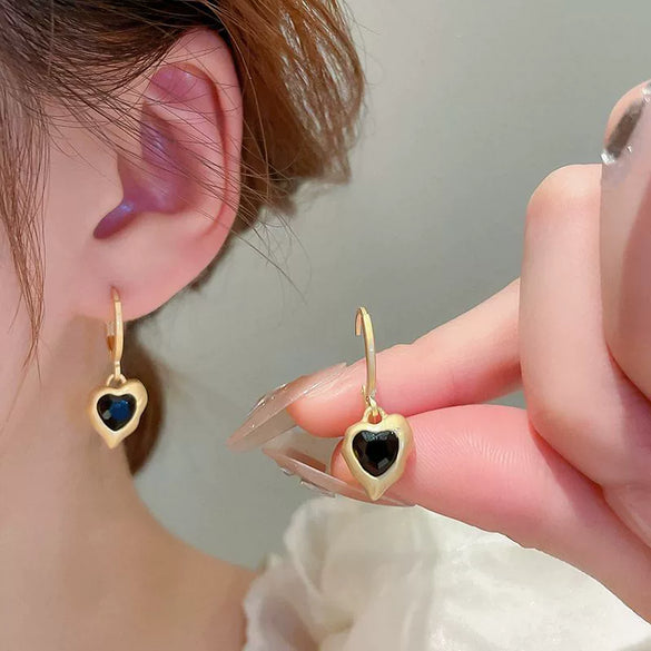 Small Fresh Flower Butterfly Resin Plastic Handmade Earrings For Women