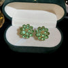 Small Fresh Flower Butterfly Resin Plastic Handmade Earrings For Women