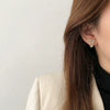 Small Sweet Super Fairy Women's Cold Style Simple Fashion Earrings With Crystal And Animal Zodiac Design