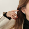 Small Sweet Super Fairy Women's Cold Style Simple Fashion Earrings With Crystal And Animal Zodiac Design