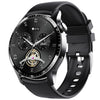 Smart Bracelet Silicone Sports Health Monitoring With Magnetic Attraction Charging And Round Dial