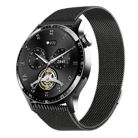 Smart Bracelet Silicone Sports Health Monitoring With Magnetic Attraction Charging And Round Dial