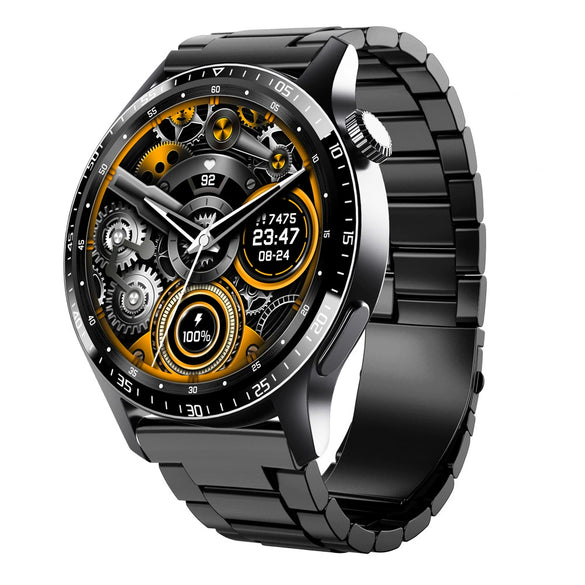 Smart Bracelet Silicone Sports Health Monitoring With Magnetic Attraction Charging And Round Dial