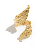 Smart Leaf Winding Bracelet Liquid Metal Electroplating Design