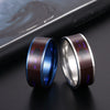 Smart Ring Nfc Smart Jewelry Titanium Steel Geometric Dripping Oil Unisex