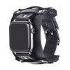 Smart Watch Accessories Leather Punk Strap Geometric Handmade Unisex