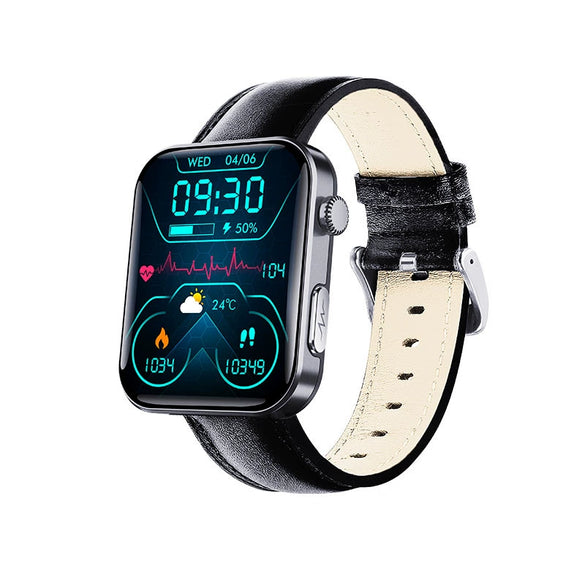 Smart Watch Aluminum Alloy Environmentally Friendly Silicone Square Daily Waterproof Health Monitoring