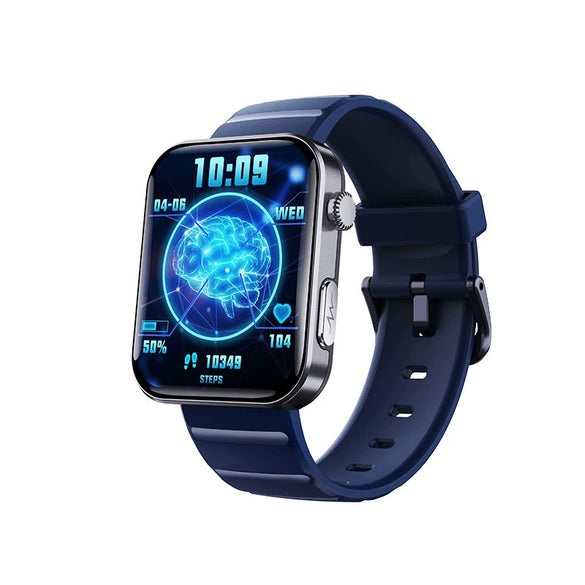 Smart Watch Aluminum Alloy Environmentally Friendly Silicone Square Daily Waterproof Health Monitoring