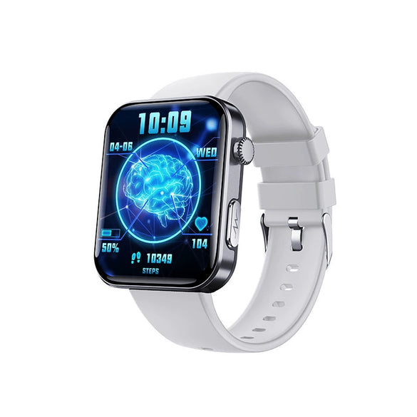 Smart Watch Aluminum Alloy Environmentally Friendly Silicone Square Daily Waterproof Health Monitoring