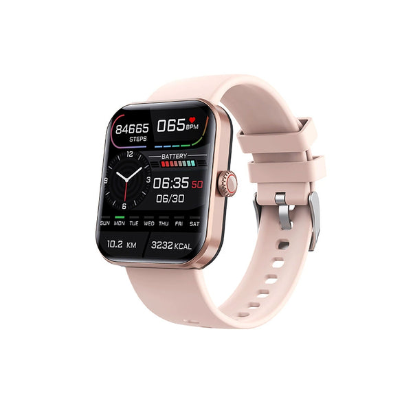 Smart Watch Aluminum Alloy Environmentally Friendly Silicone Square Health Sports Daily Waterproof Blood Oxygen Detection