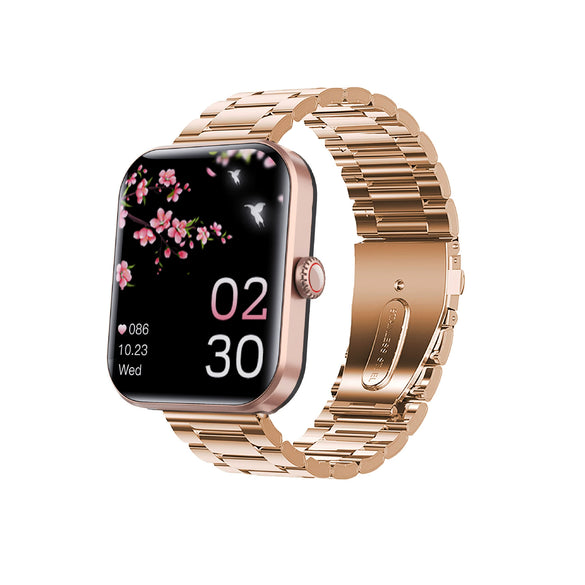 Smart Watch Aluminum Alloy Environmentally Friendly Silicone Square Health Sports Daily Waterproof Blood Oxygen Detection