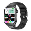 Smart Watch Bluetooth Call Monitoring Amoled Screen Silicone Strap Square Dial