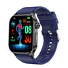 Smart Watch Bluetooth Call Monitoring Amoled Screen Silicone Strap Square Dial
