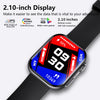 Smart Watch Health Monitoring Sports Watch With Environmental Silicone Strap Square Dial And Magnetic Attraction Charging