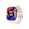 Smart Watch Health Monitoring Sports Watch With Environmental Silicone Strap Square Dial And Magnetic Attraction Charging