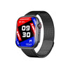 Smart Watch Health Monitoring Sports Watch With Environmental Silicone Strap Square Dial And Magnetic Attraction Charging
