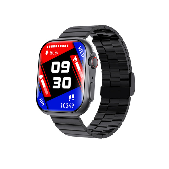 Smart Watch Health Monitoring Sports Watch With Environmental Silicone Strap Square Dial And Magnetic Attraction Charging