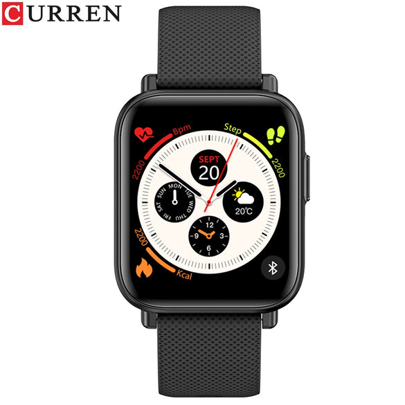 Smart Watch Metal Silicone Stainless Steel Sports Square Round Waterproof
