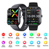 Smart Watch Multifunction Blood Glucose Blood Pressure Heart Rate Blood Oxygen Monitoring Sos Alarm Call Square Dial Daily Waterproof Environmentally Friendly Silicone Wristband