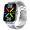 Smart Watch Silicone Wrist Strap Sporty Style Square Dial Blood Oxygen Test Multiexercise Modes Noninvasive Blood Sugar Siri Voice Dialing Touch Operation Compatible With Ios
