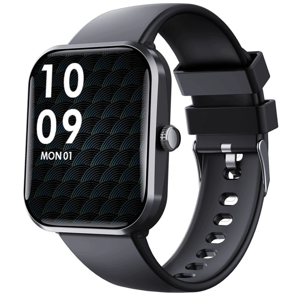 Smart Watch Silicone Wristband Square Dial Bluetooth Blood Oxygen Detection Heart Rate Blood Pressure