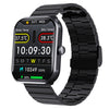 Smart Watch Silicone Wristband Square Dial Bluetooth Blood Oxygen Detection Heart Rate Blood Pressure