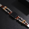 Smart Watch Strap Genuine Leather Alloy Geometric Simple Style Electroplating Unisex