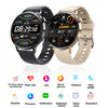 Smart Watch Third Generation Blood Glucose True Blood Oxygen Stress Test Call Exercise Body Temperature Hrv Silicone Wristband Round Dial Sporty Style