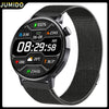 Smart Watch Third Generation Blood Glucose True Blood Oxygen Stress Test Call Exercise Body Temperature Hrv Silicone Wristband Round Dial Sporty Style