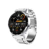 Smart Watch Titanium Alloy Case Silicone Wrist Strap Round Dial Multifunctional Sports Bluetooth Call Blood Pressure Heart Rate Blood Oxygen Monitoring