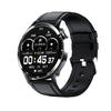 Smart Watch Titanium Alloy Case Silicone Wrist Strap Round Dial Multifunctional Sports Bluetooth Call Blood Pressure Heart Rate Blood Oxygen Monitoring