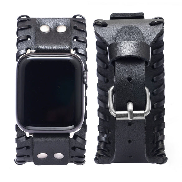 Smartwatch Strap Genuine Cow Leather For Apple Iwatch